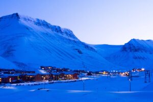 Longyearbyen in Blue