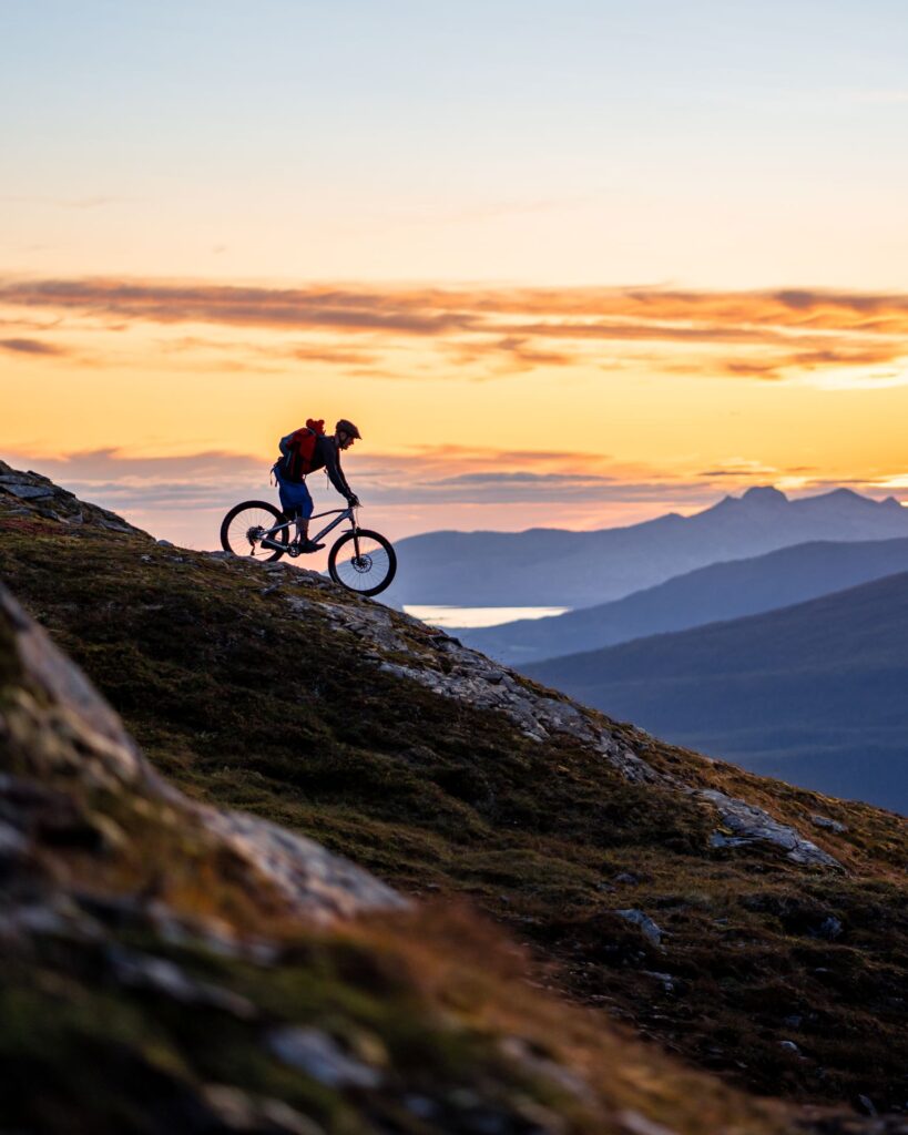 Simon Fossheim  VisitHelgeland.com  Biking in Rana