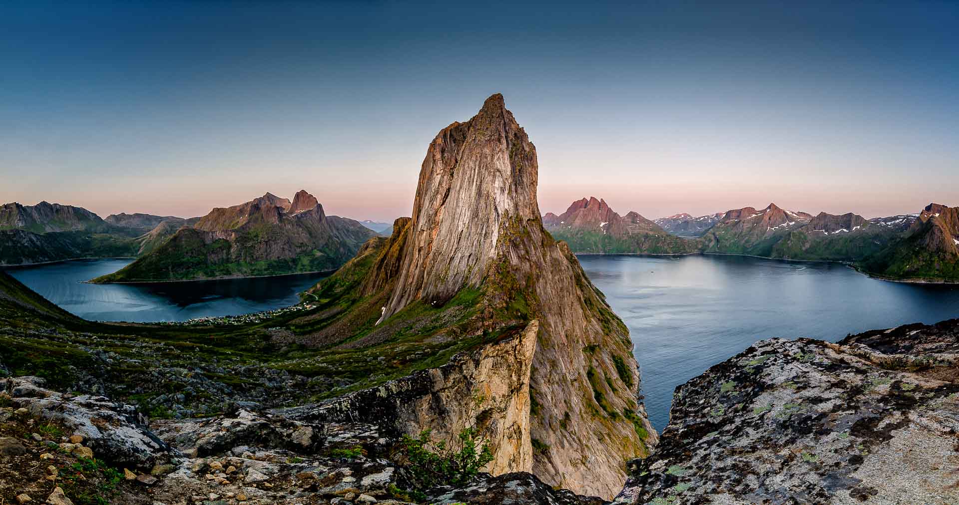 Tromsø Travel Guide 26 Panorama of segla mountain at Sonja island