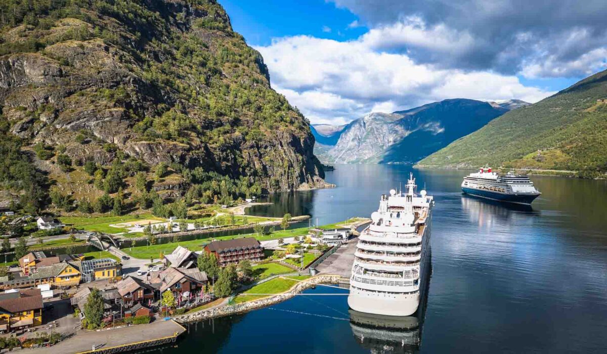 Flam is a village in the Flamsdalen valley which is located at the inner end of the Aurlandsfjorden, a branch of Sognefjorden. Norway.
